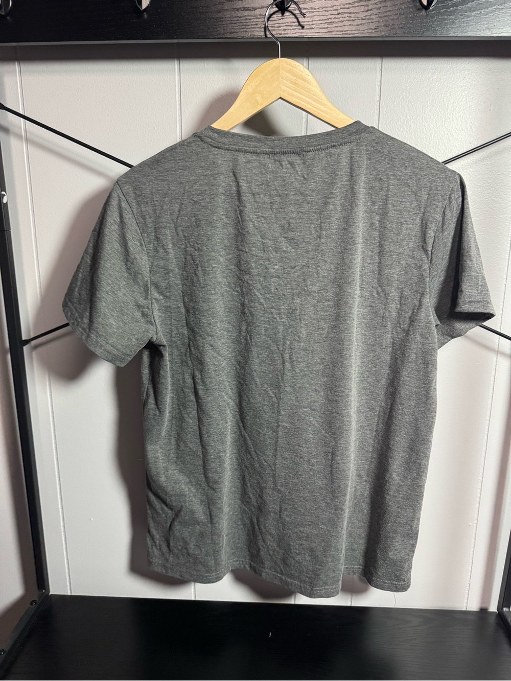 Women's Short Sleeve Crew Neck Tee - Gray